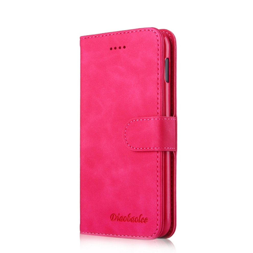 For Galaxy S10e Pure Fresh Texture Horizontal Flip Leather Case, With Holder & Card Slot & Wallet & Photo Frame(Red) Red 8881471531154