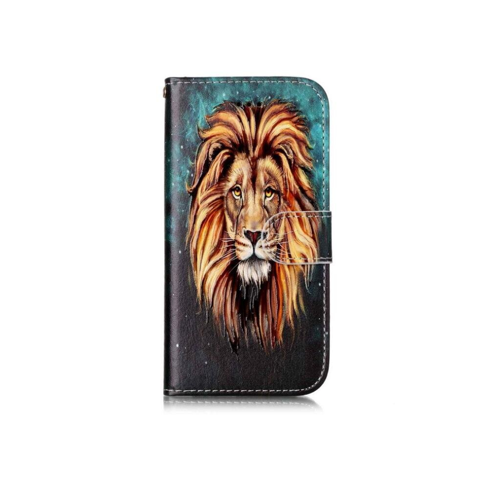 Oil Embossed Coloured Drawing Pattern Horizontal Flip Pu Leather Case For Galaxy A20 / A30 8881471526754