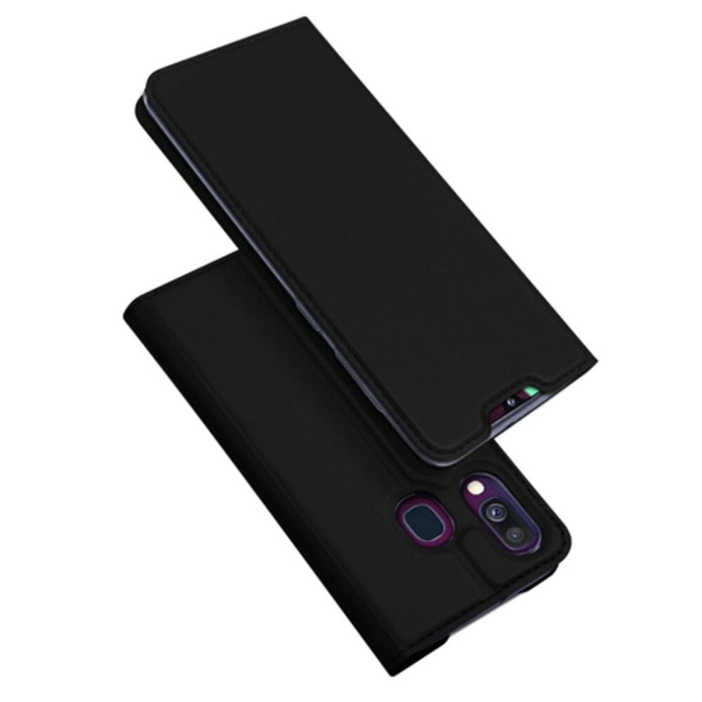 Horizontal Flip Pu + Tpu Leather Case For Galaxy A40, With Holder & Card Slots (Black) Black 8881471528307