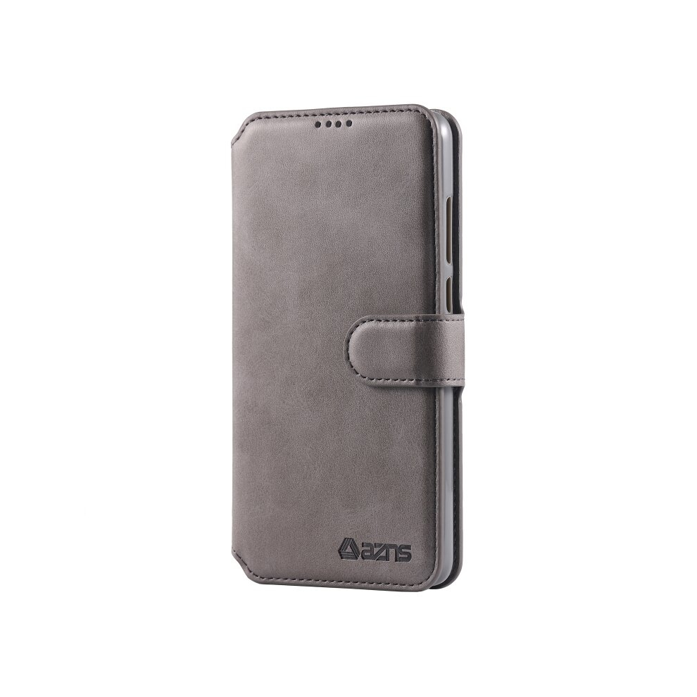 For Huawei P30 Azns Calf Texture Magnetic Horizontal Flip Pu Leather Case With Holder & Card Slots & Photo Frame(Gray) Gray 8881471532908