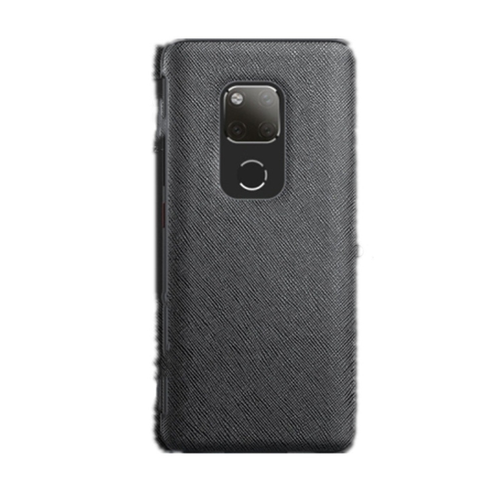 Horizontal Flip Leather Case For Huawei Mate 20 X, With Call Answering Function & Sleep / Wake-Up (Black) Black 8881471531666