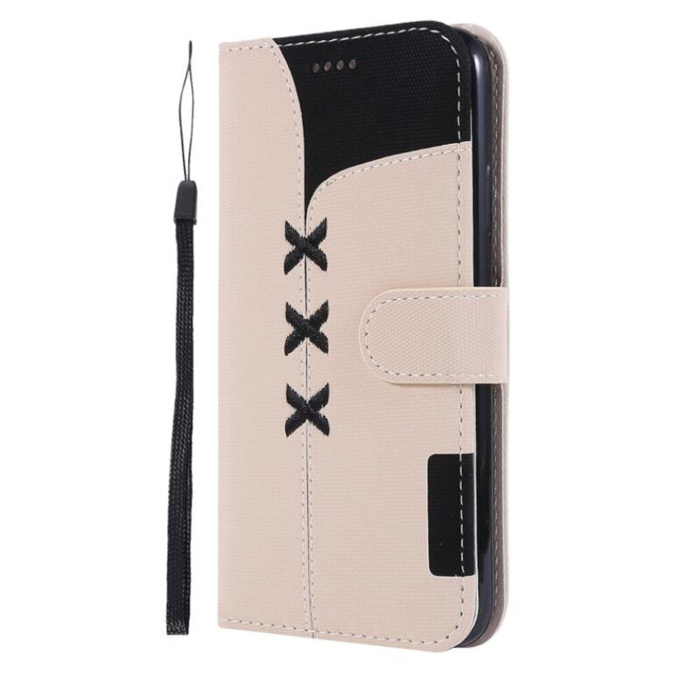 Fabric Stitching Embroidery Horizontal Flip Leather Case With Holder & Card Slots & Wallet For Galaxy S10(Grey) Grey 8881471538214