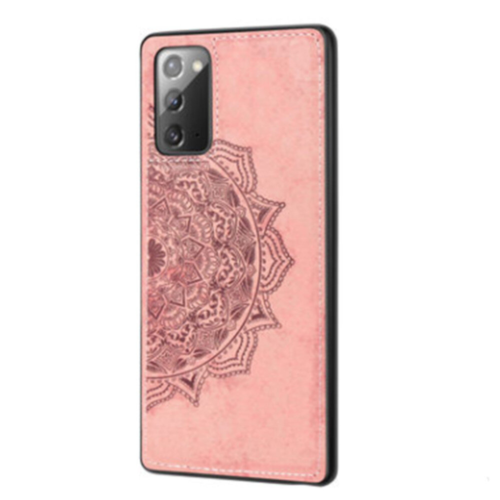 2Pc Embossed Mandala Pattern Pc + Tpu + Fabric Phone Case For Huawei P20 Lite (2019) / Nova 5I,With Lanyard & Magnetic(Rose ) Gold 8881471535558