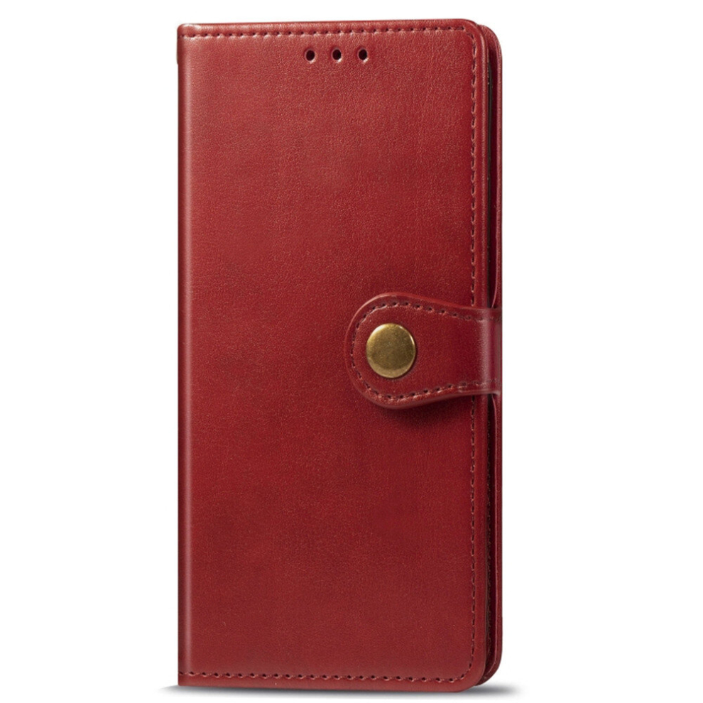 For Huawei Mate 30 Lite / Nova 5I Pro Retro Solid Color Leather Buckle Mobile Phone Protection Leather Case With Photo Frame & Card Slot & Wallet & Br 8881471538443