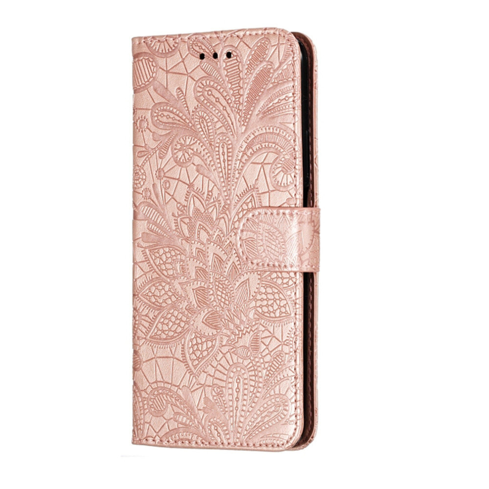 Lace Flower Horizontal Flip Leather Case With Holder & Card Slots & Wallet For Huawei Honor 9X Pro(Rose ) Gold 8881471538191
