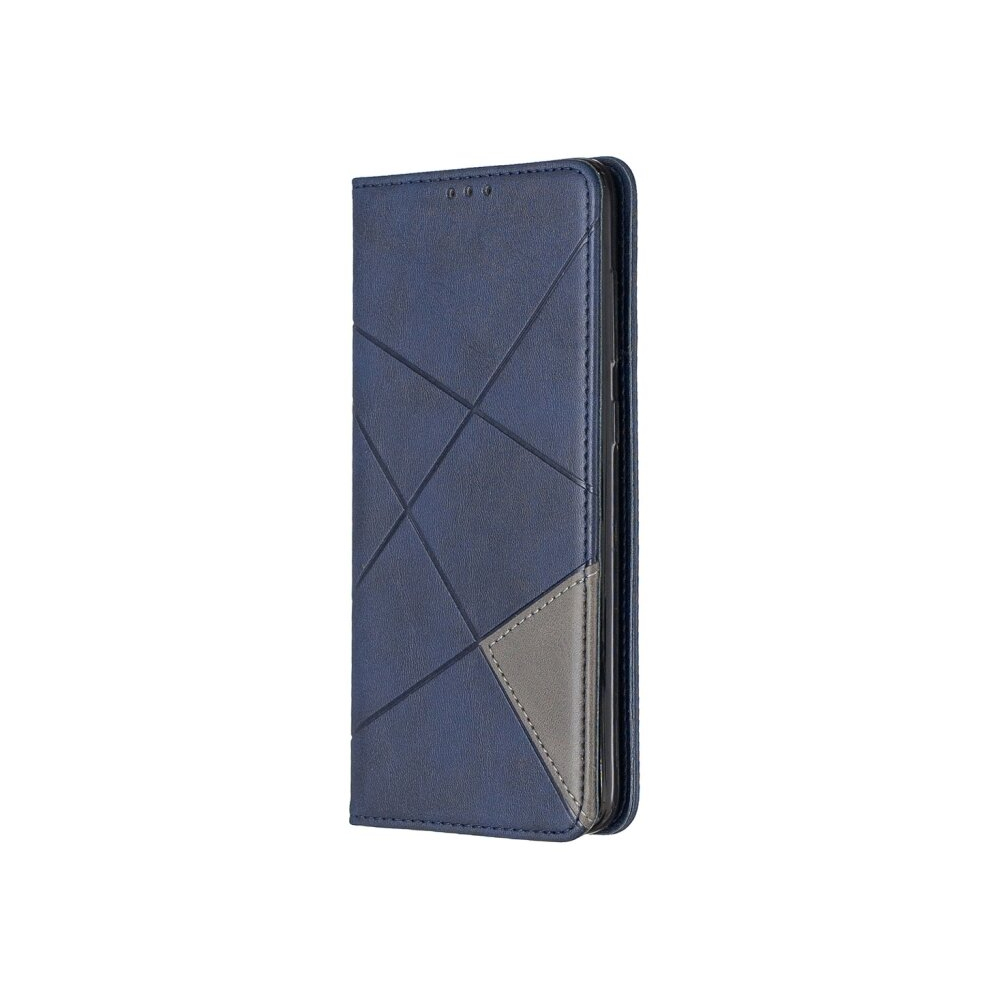 Rhombus Texture Horizontal Flip Magnetic Leather Case With Holder & Card Slots For Galaxy A70(Blue) Blue 8881471538467