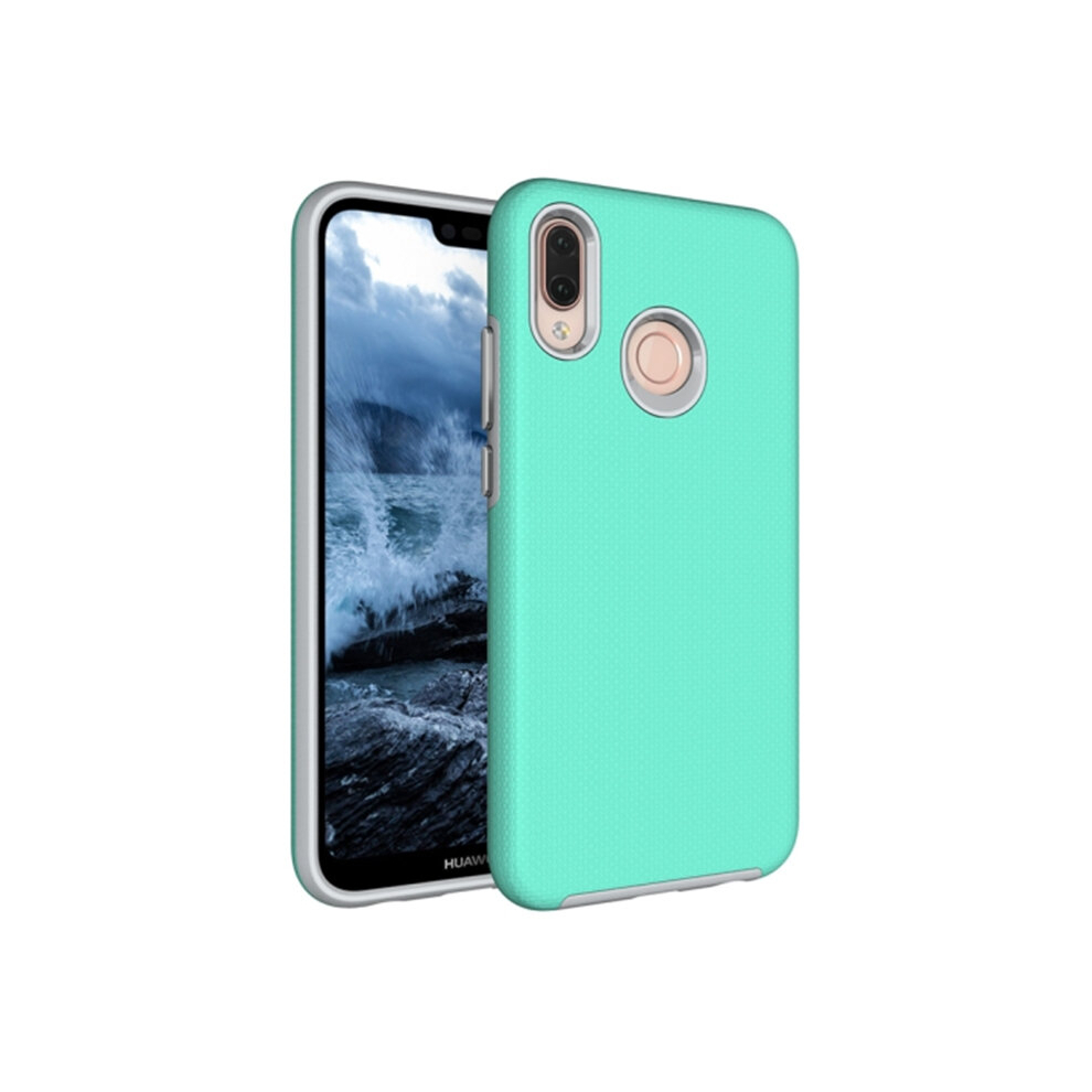 2Pcs Anti-Slip Armor Texture Tpu + Pc Case For Huawei P20 Lite / Nova 3E 8881471535282