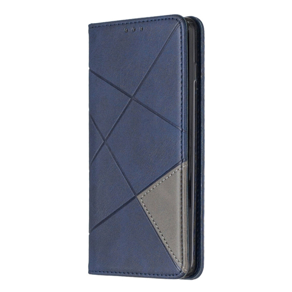 Rhombus Texture Horizontal Flip Magnetic Leather Case With Holder & Card Slots & Wallet For Galaxy S10(Blue) Blue 8881471539303