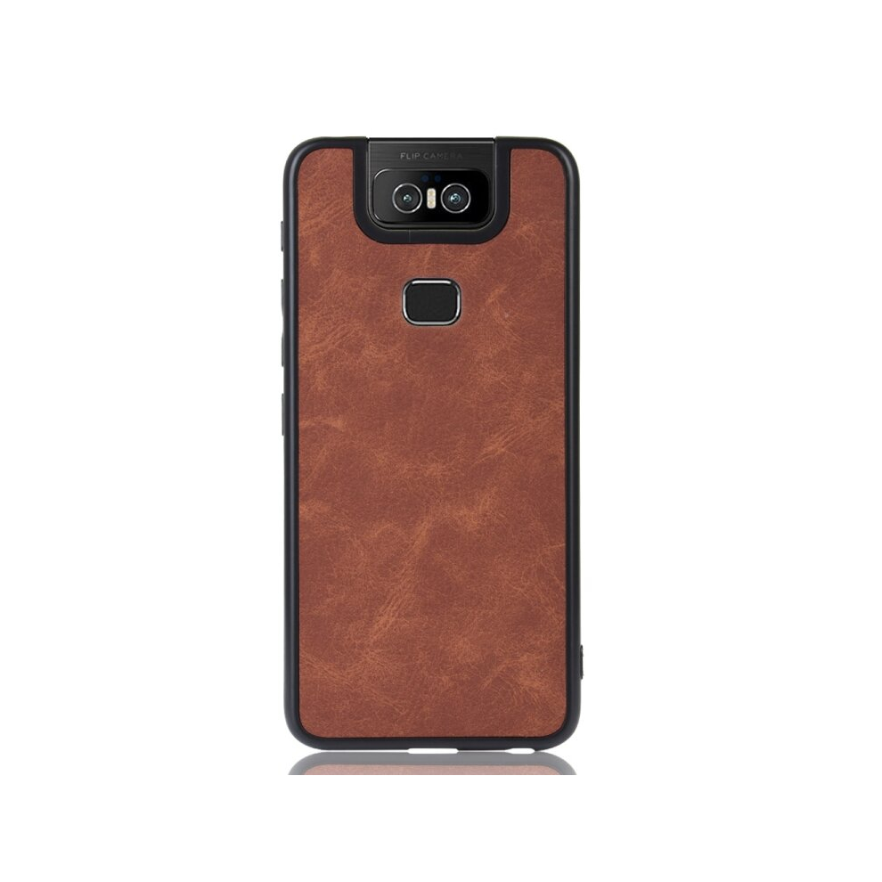 2Pcs Shockproof Sheep Skin Pc + Pu + Tpu Case For Asus Zenfone 6/6Z Zs630kl 8881471536128