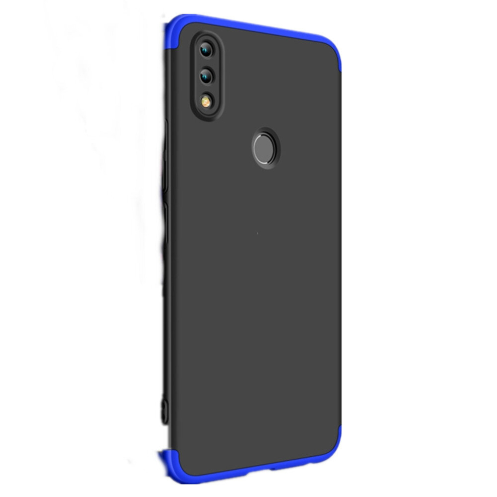 Three Stage Splicing Full Coverage Pc Case For Huawei Honor 8X (Black Blue) Blue,Black 8881471536081