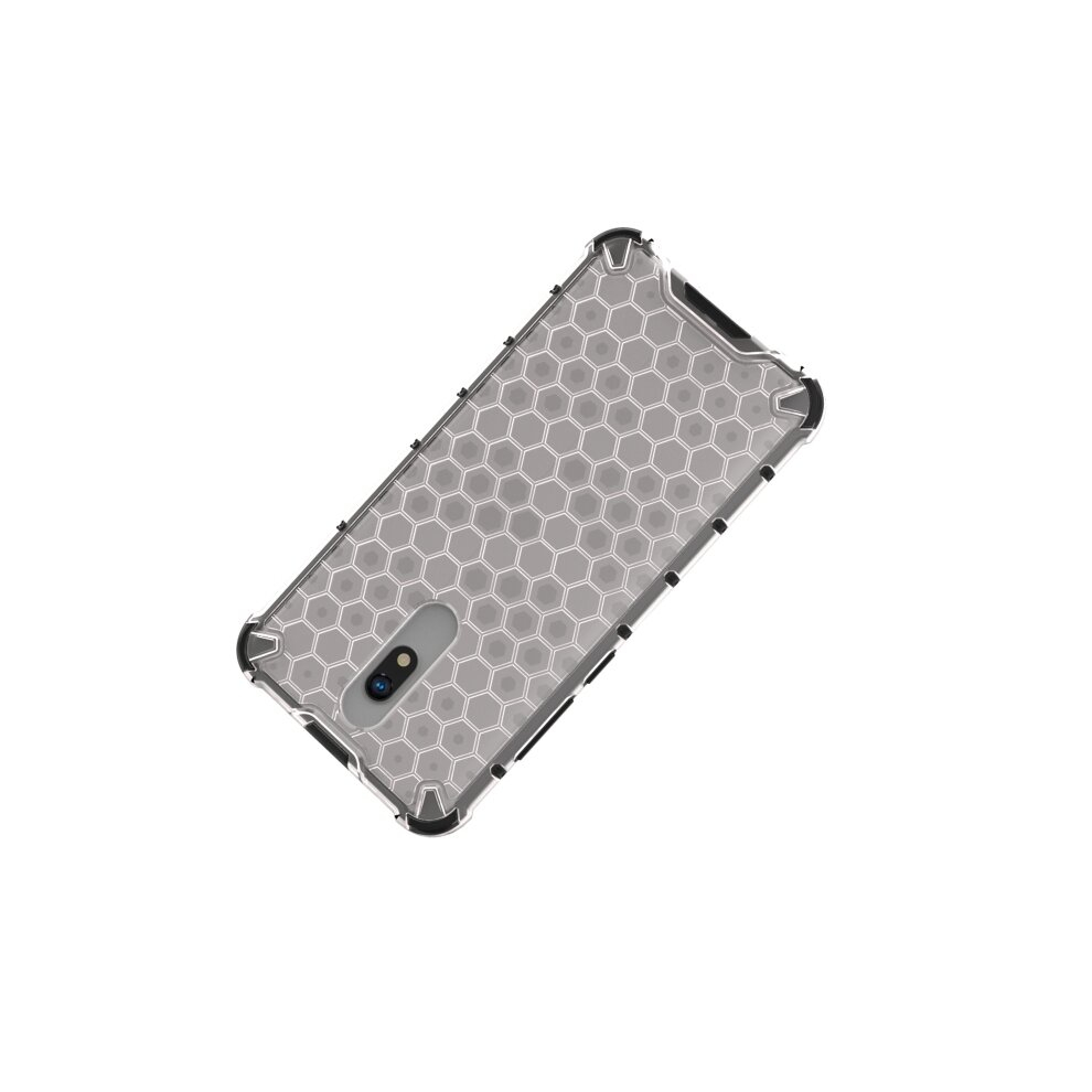 2Pcs For Redmi 8 Shockproof Honeycomb Pc + Tpu Case(White) White 8881471538368