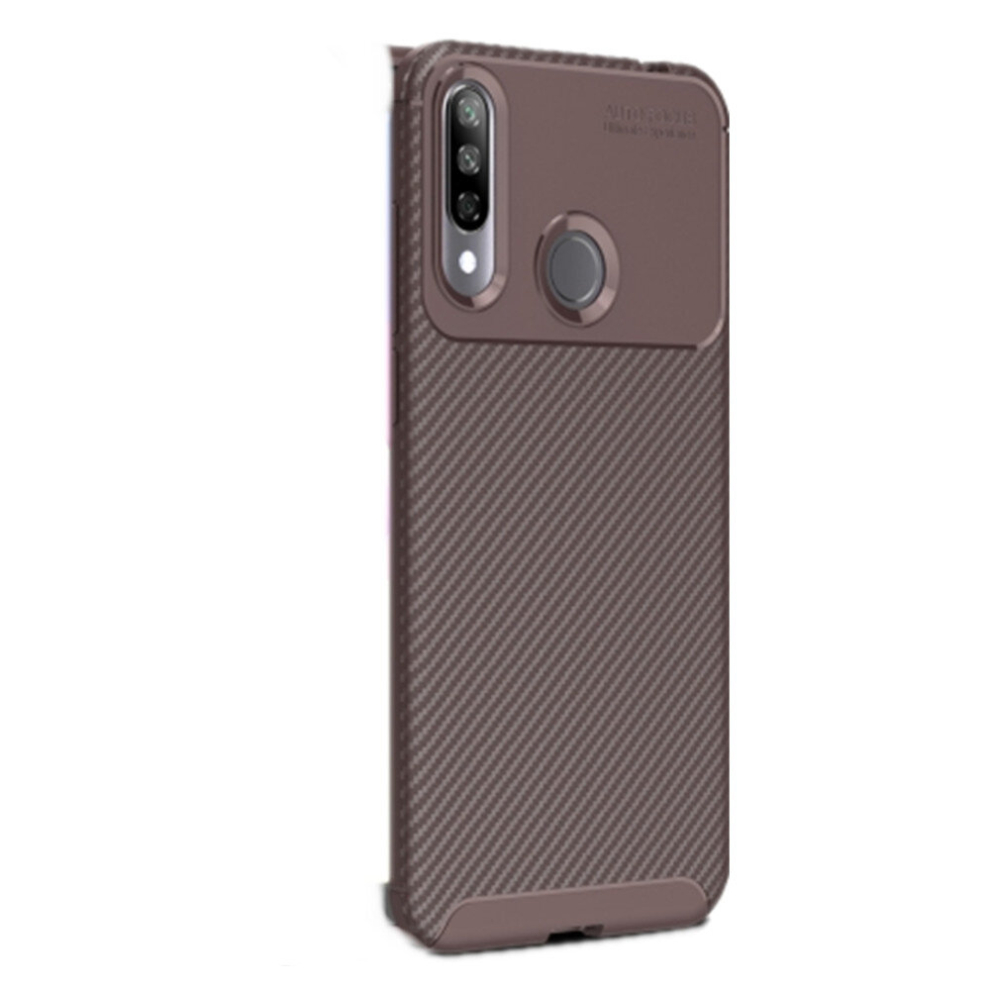 2Pcs Beetle Series Carbon Fiber Texture Shockproof Tpu Case For Lg W30(Brown) Brown 8881471535459