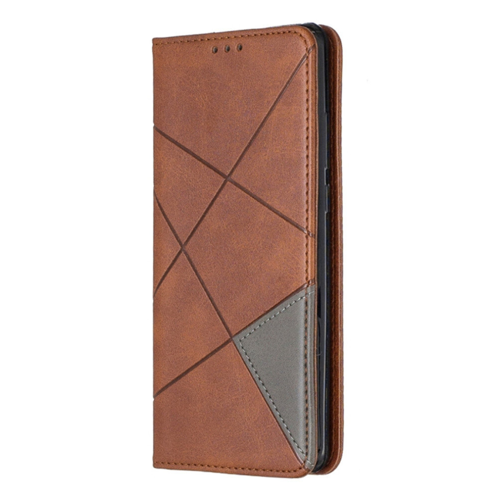 Rhombus Texture Horizontal Flip Magnetic Leather Case With Holder & Card Slots For Huawei P30 Pro(Brown) Brown 8881471537729