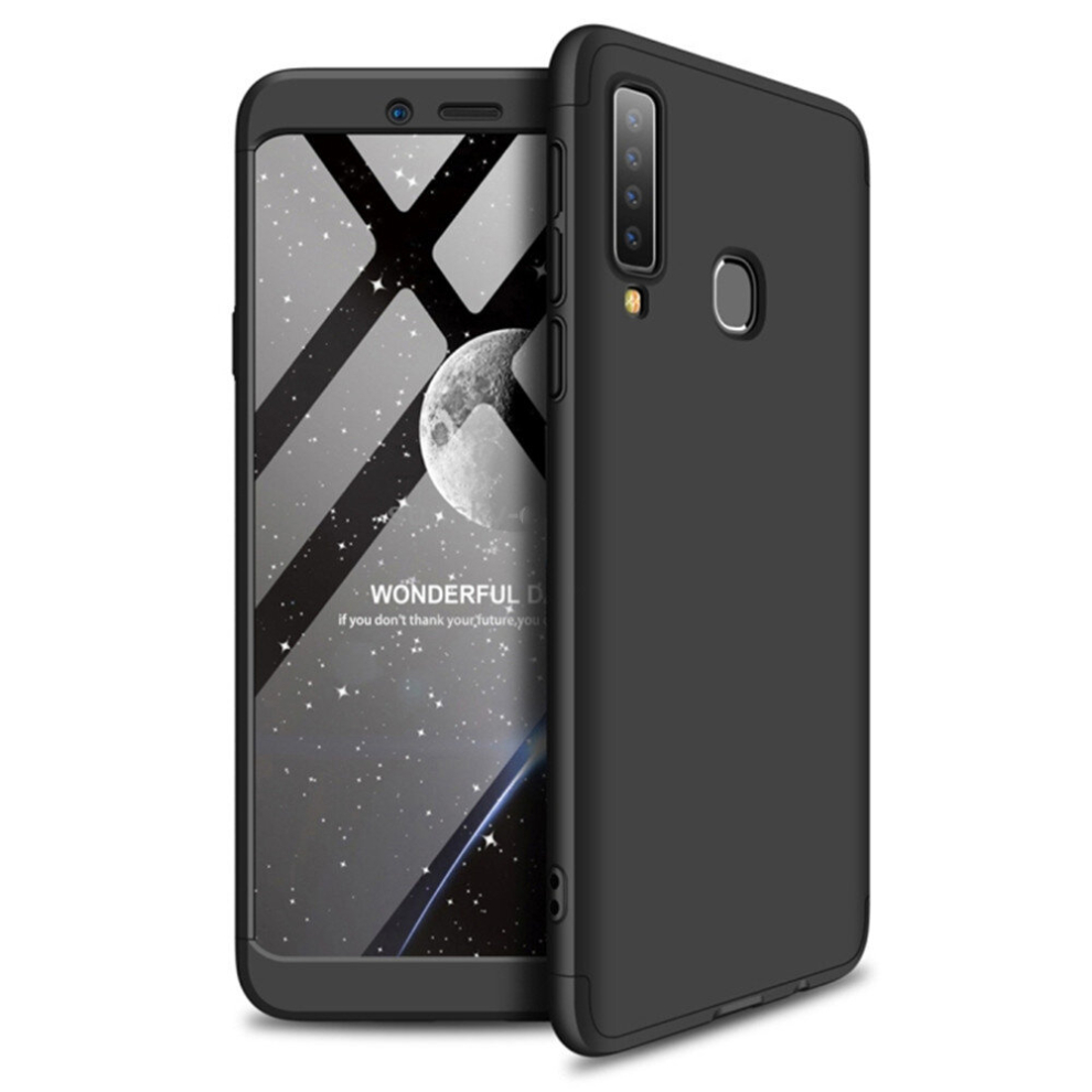 Three Stage Splicing Full Coverage Pc Case For Samsung Galaxy A9 (2018) / A9s (Black) Black 8881471536562