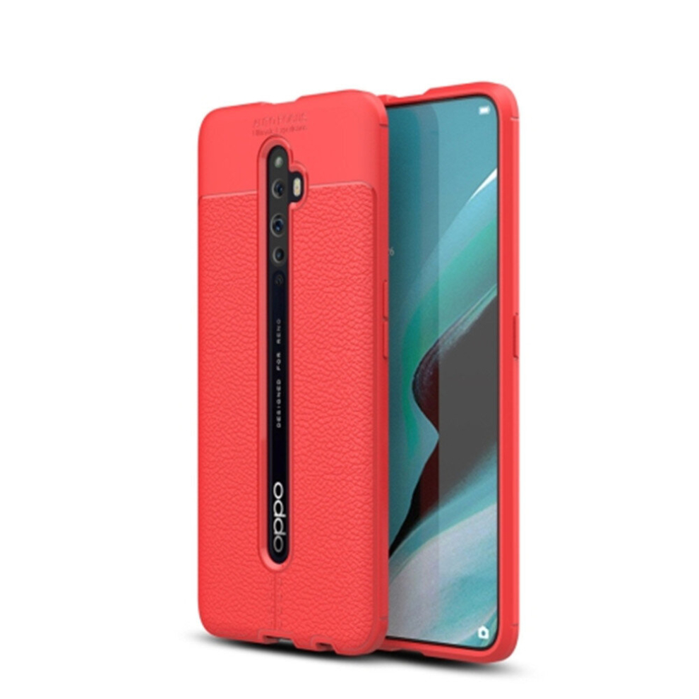 For Oppo Reno2 Z Litchi Texture Tpu Shockproof Case(Black) Black 8881471536487