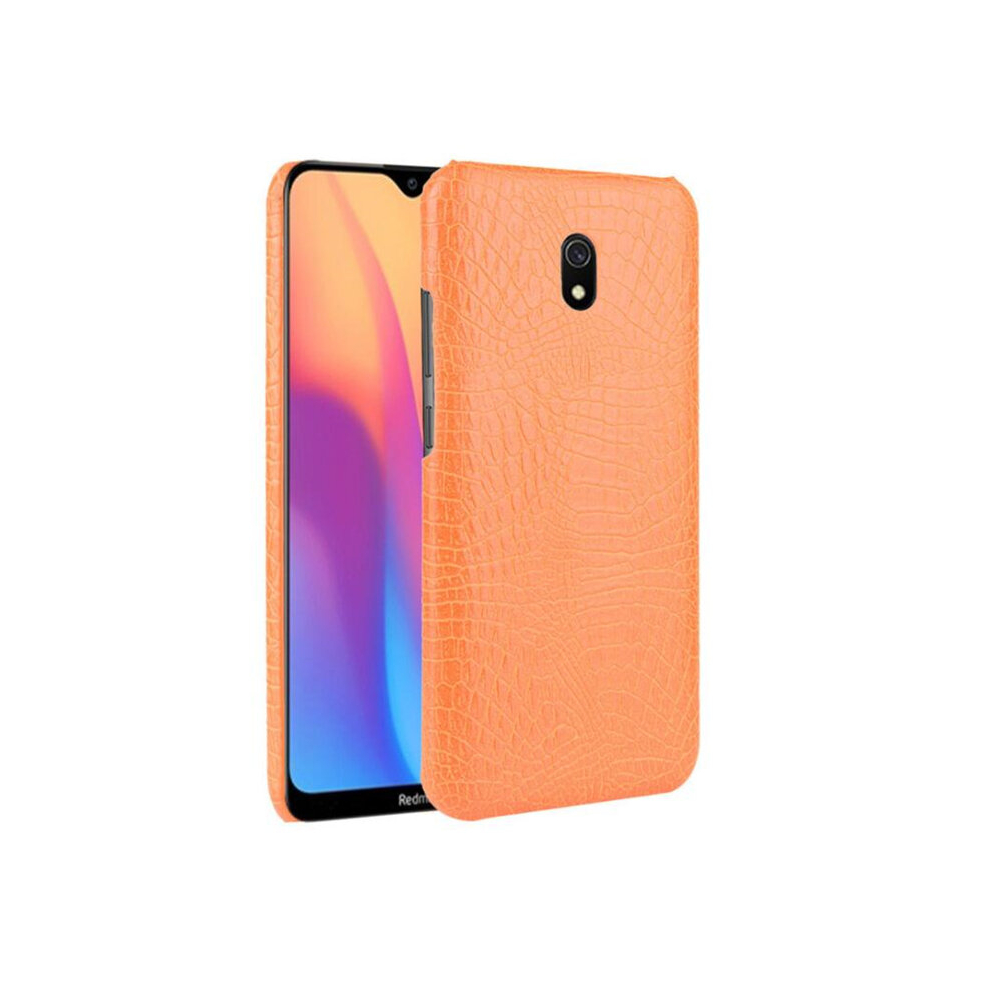 2Pcs For Xiaomi Redmi 8A Shockproof Crocodile Texture Pc + Pu Case 8881471536470