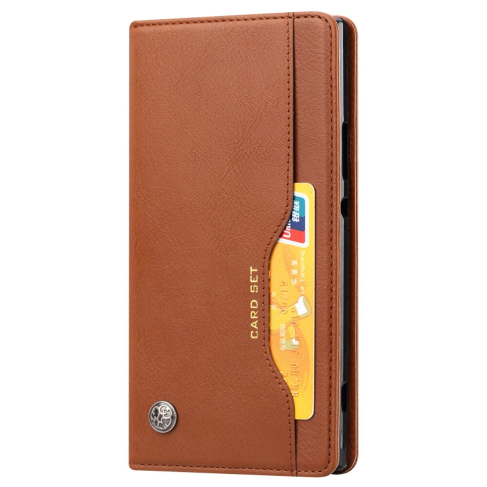 For Oneplus 7T Pro Knead Skin Texture Horizontal Flip Leather Case With Photo Frame & Holder & Card Slots & Wallet(Brown) Brown 8881471534636