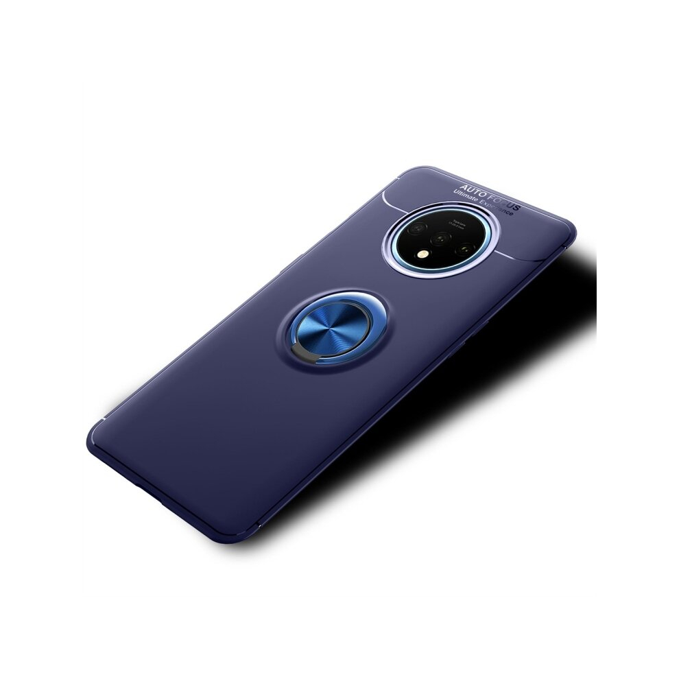 For Oneplus 7T Lenuo Shockproof Tpu Protective Case With Invisible Holder(Blue) Blue 8881471537828