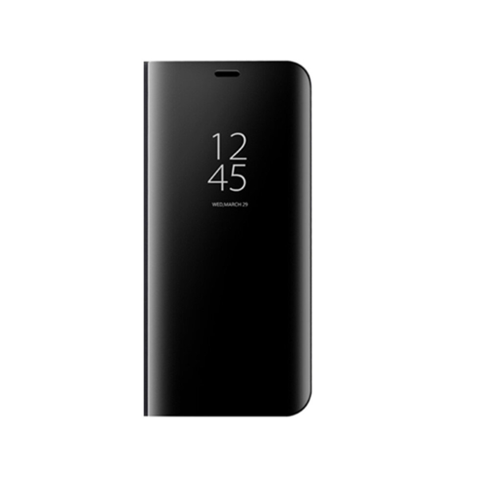 Mirror Clear View Horizontal Flip Pu Smart Leather Case For Huawei Mate 10 Lite, With Holder (Black) Black 8881471537972