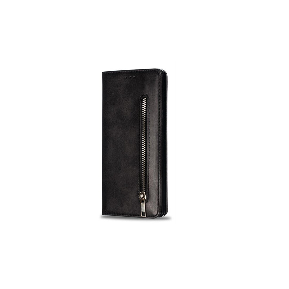 Calf Texture Zipper Magnetic Horizontal Flip Leather Case For Galaxy A40 8881471535831