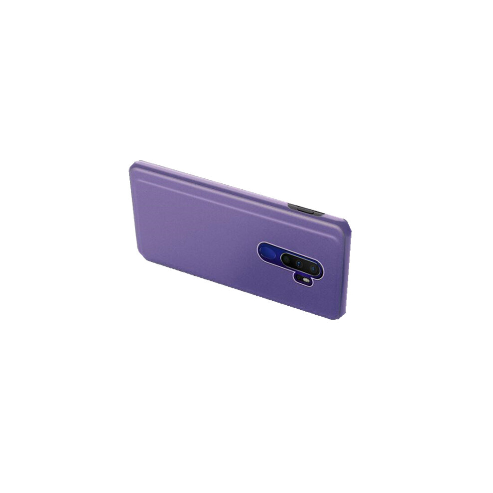 2Pcs For Oppo A5 2020 Plated Mirror Horizontal Flip Leather With Stand Mobile Phone Holster 8881471538047