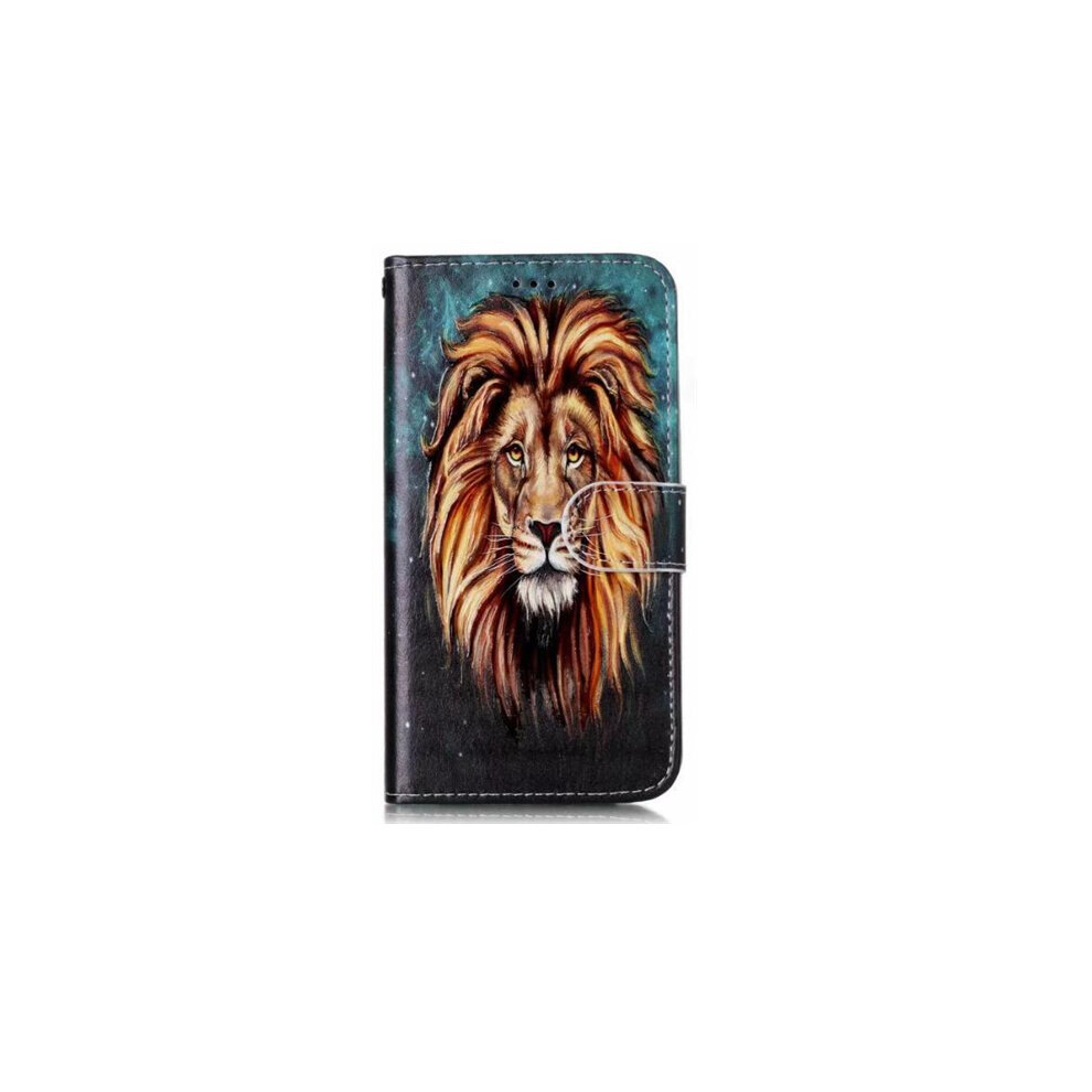 Oil Embossed Coloured Drawing Pattern Horizontal Flip Pu Leather Case For Huawei P30 Lite 8881471538764