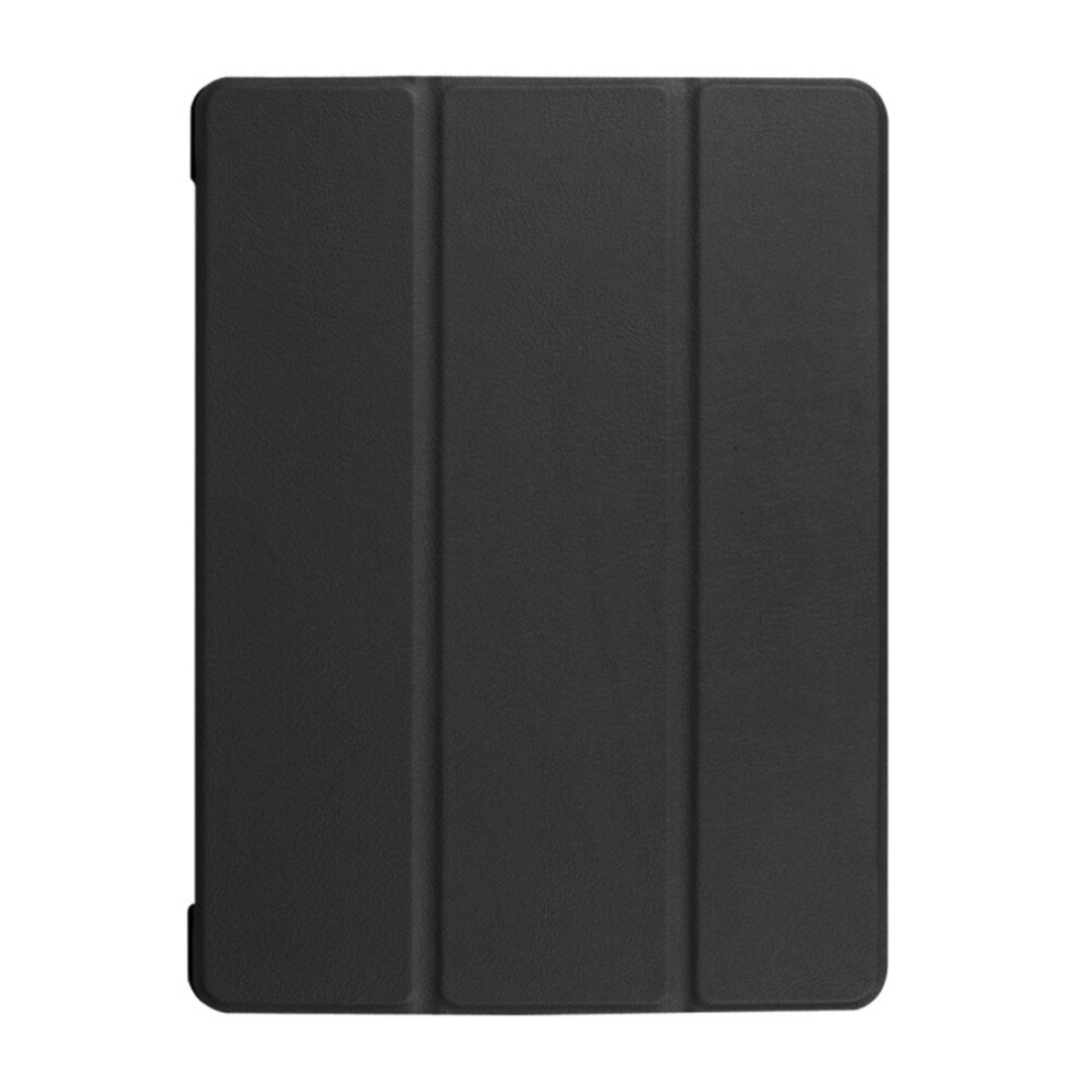 For Huawei Mediapad M3 Lite 10 Custer Texture Horizontal Flip Leather Case With 3-Folding Holder & Sleep / Wake-Up(Black) Black 8881471535008