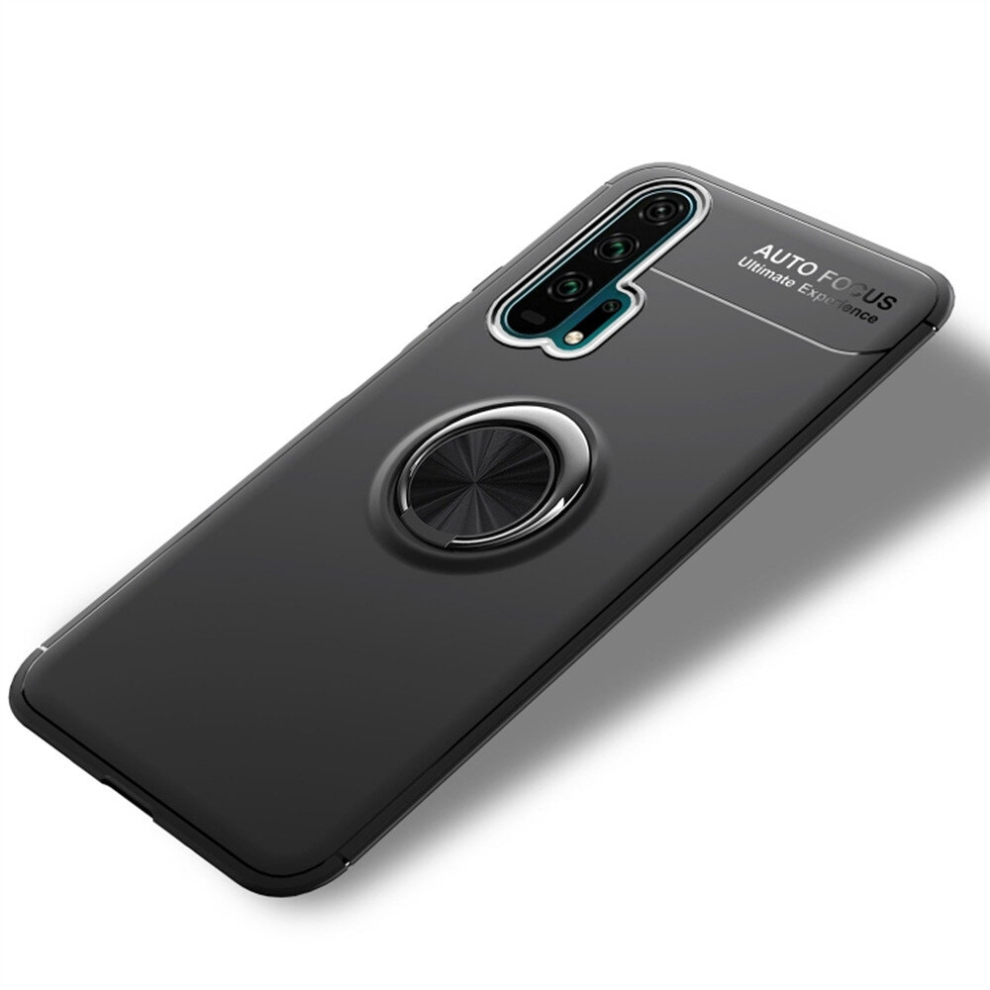 Shockproof Tpu Case For Huawei Honor 20 Pro, With Invisible Holder (Black) Black 8881471538931