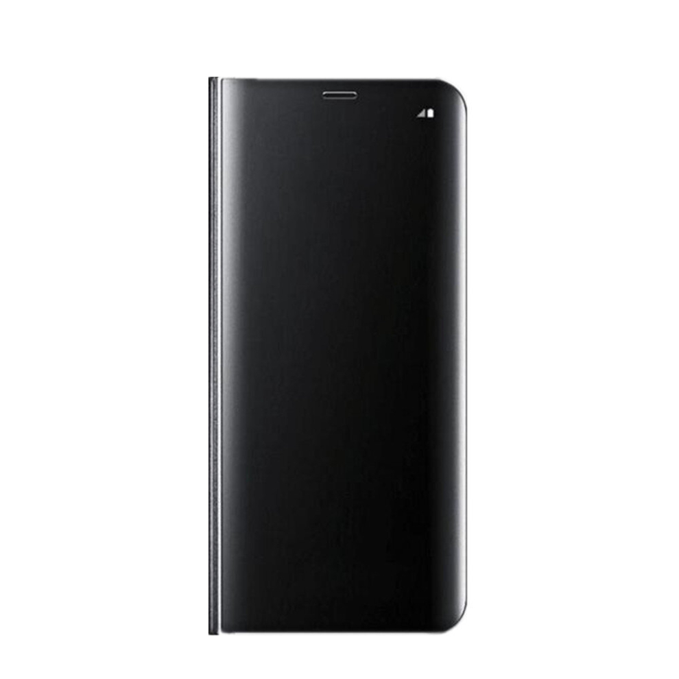For Galaxy S8 Pu Electroplating Mirror Horizontal Flip Leather Case With Holder(Black) Black 8881471534858