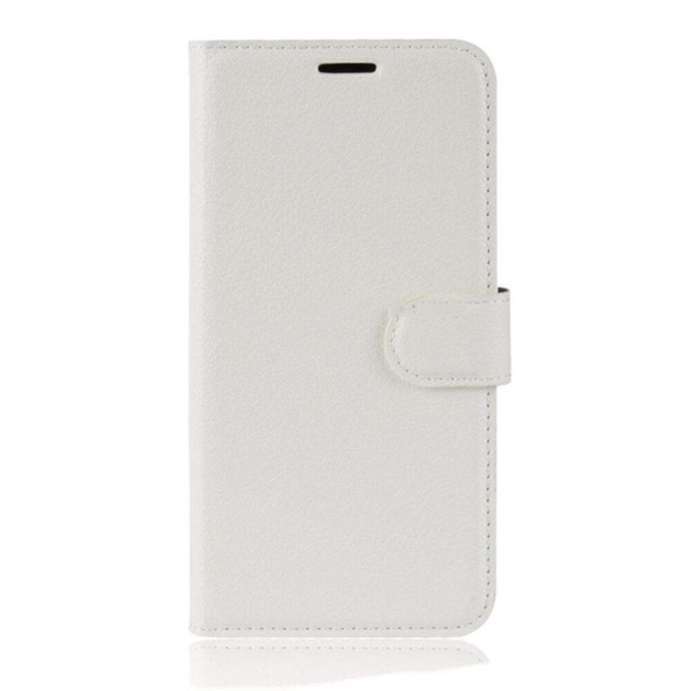 2Pcs Litchi Texture Horizontal Flip Leather Case For Huawei Y6 2019, With Wallet & Holder & Card Slots(White) White 8881471534827