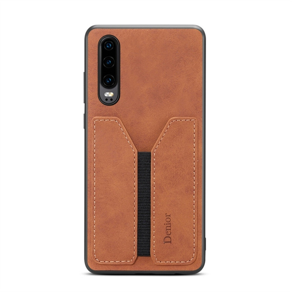 Pu + Tpu Protective Case With Card Slots For Huawei P30(Brown) Brown 8881471537248