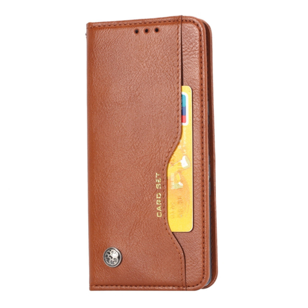 For Xiaomi Redmi Note8 Pro Knead Skin Texture Horizontal Flip Leather Case With Photo Frame & Holder & Card Slots & Wallet(Brown) Brown 8881471534049