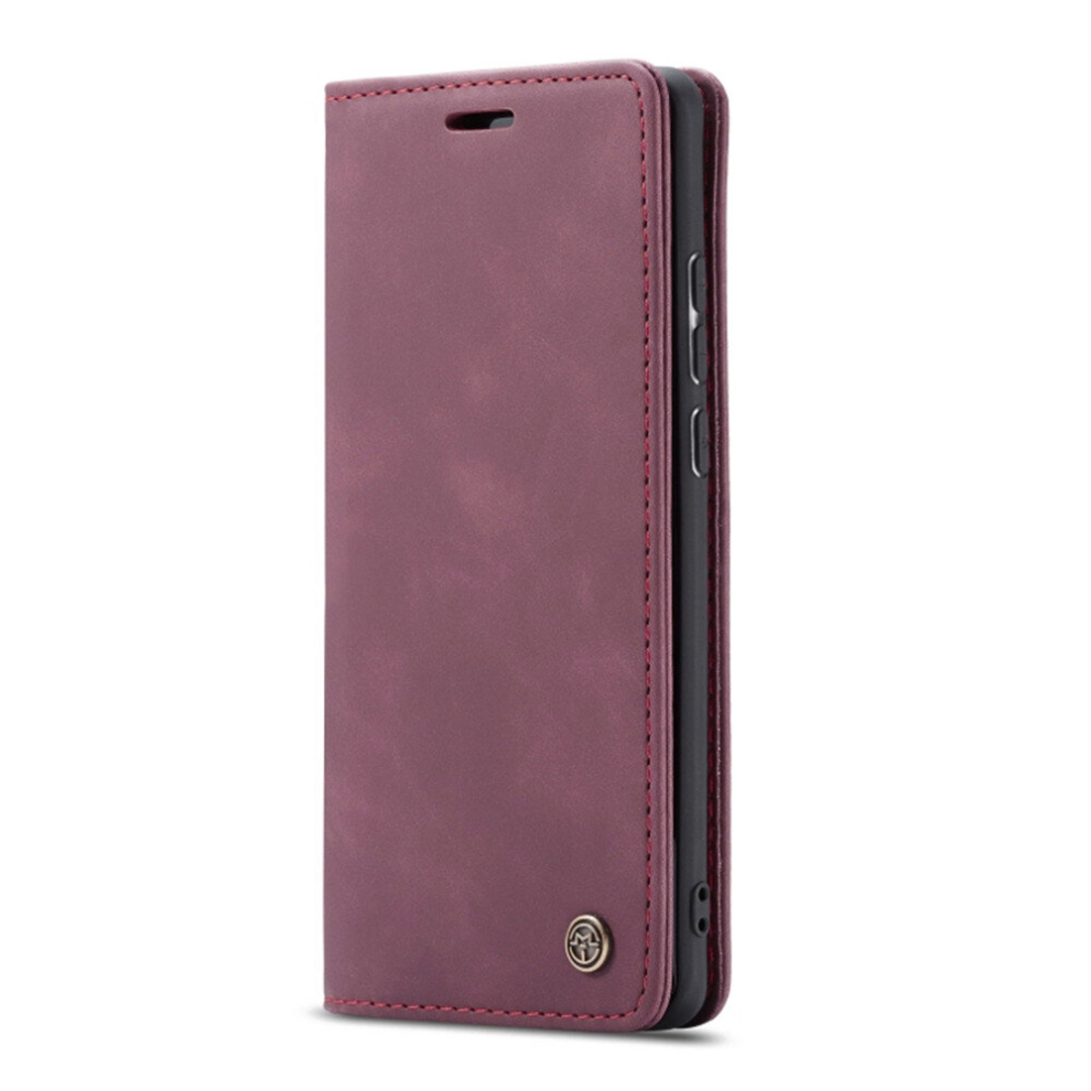 For Galaxy A70s Multifunctional Horizontal Flip Leather Case With Card Slot & Holder & Wallet(Wine ) Red 8881471534292