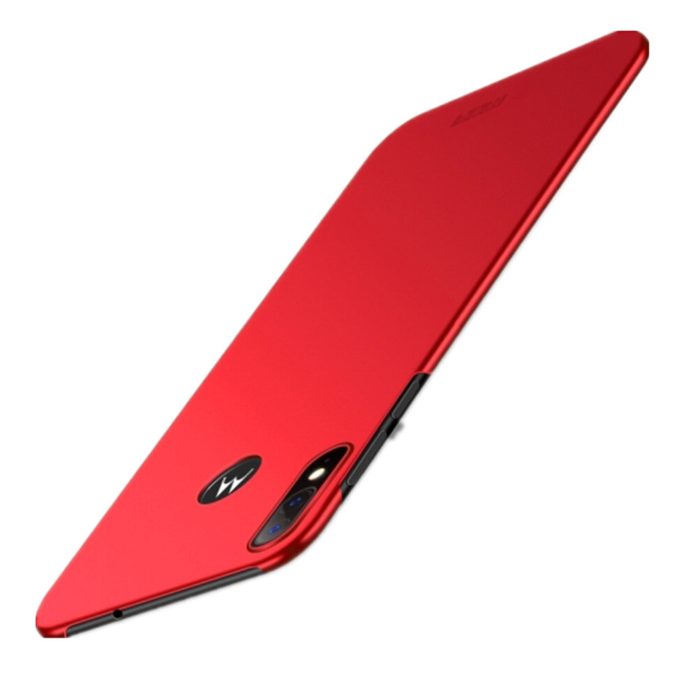 For Moto E6 Plus Mofi Frosted Pc Ultra-Thin Hard Case(Red) Red 8881471534278