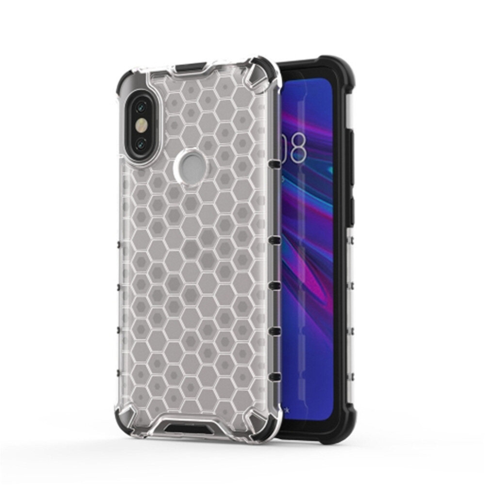 For Redmi Note5/Note5 Pro Shockproof Honeycomb Pc + Tpu Case(White) White 8881471536951