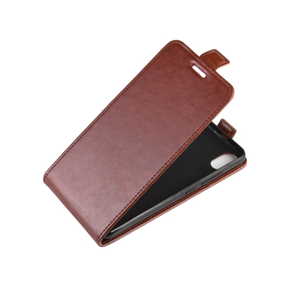 2Pcs For Lg K20 (2019) Crazy Horse Vertical Flip Leather Protective Case(Brown) Brown 8881471536944