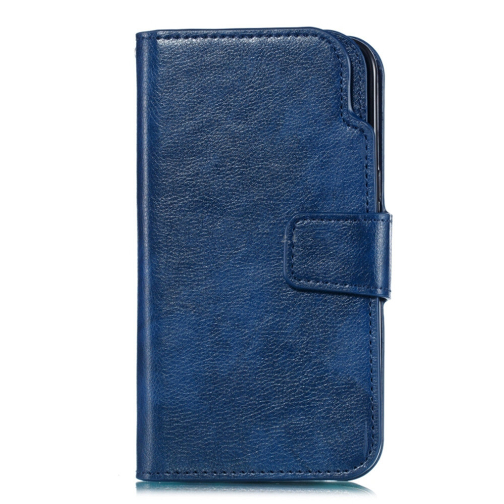 Litchi Texture Horizontal Flip Leather Case For Galaxy S7, With Holder & Nine Card Slots & Wallet (Blue) Blue 8881471534100