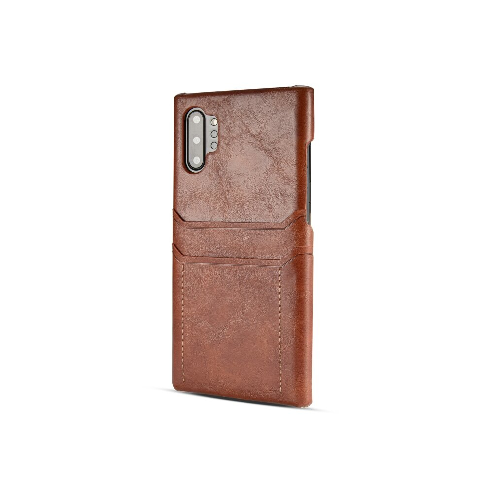 For Galaxy Note 10+ Calf Texture Pu + Pc Protective Case With Card Slots 8881471550049