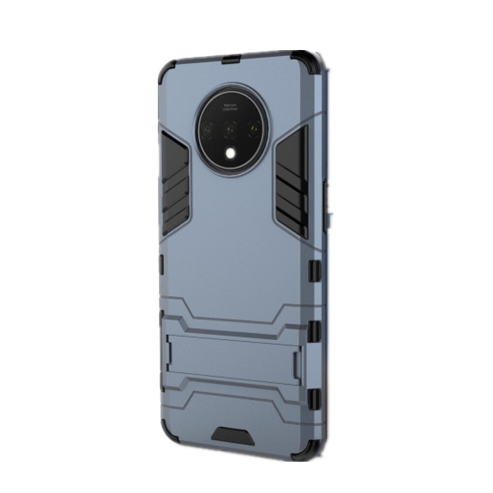 2 Pcs For Oneplus 7T Shockproof Pc + Tpu Protective Case With Holder 8881471537361