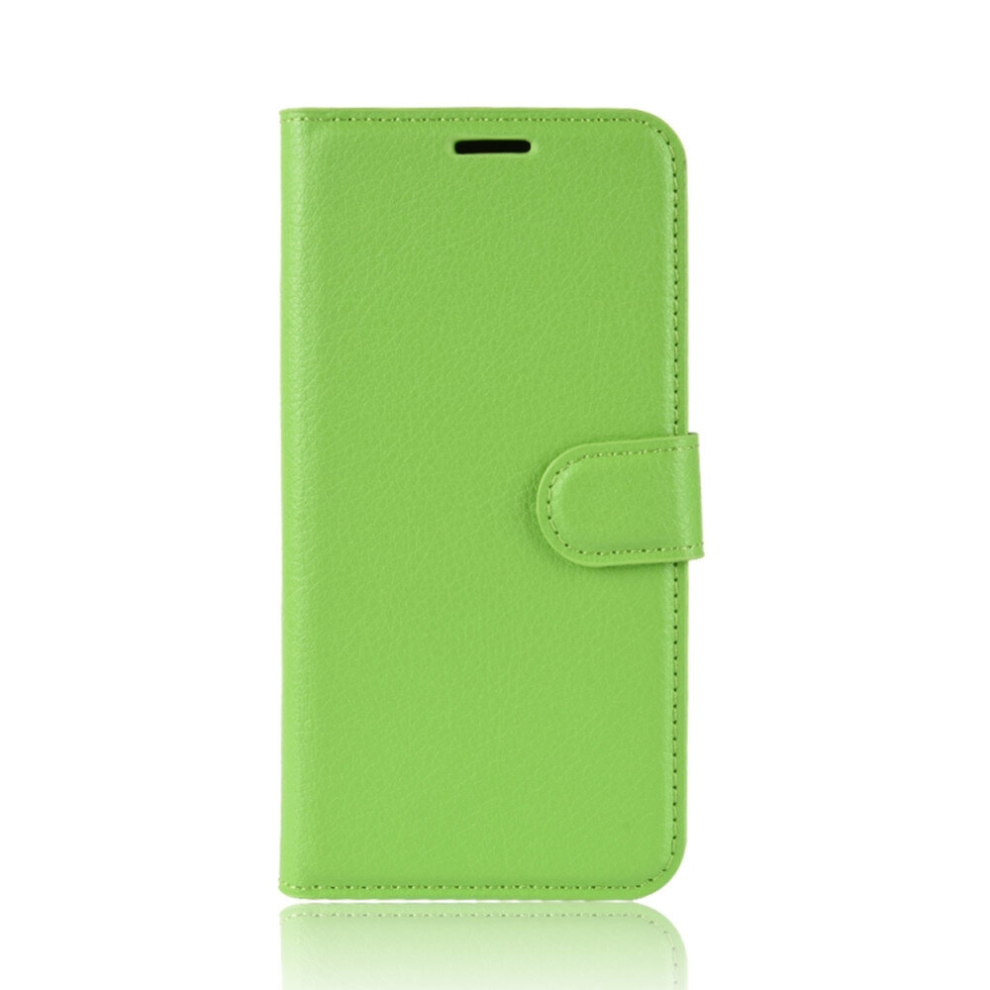 2Pc For Wiko Y70 Litchi Texture Horizontal Flip Leather Case With Wallet & Holder & Card Slots(Green) Green 8881471544239