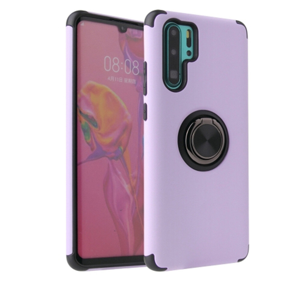 For Huawei P30 Pro Cool Series Shockproof Tpu + Pc Protective Case With Invisible Ring Holder(Purple) Purple 8881471534520