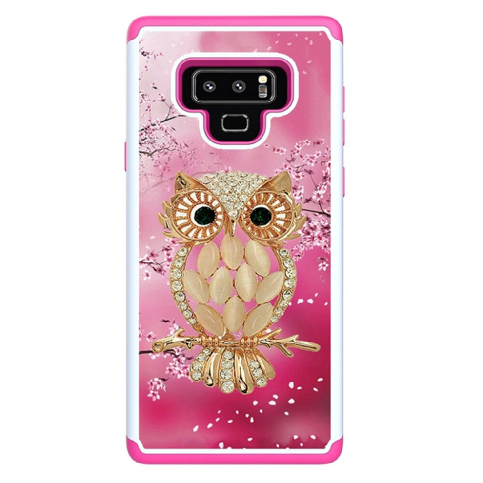 Coloured Drawing Pattern Pc + Tpu Protective Case For Galaxy Note 9(Shell Owl) 8881471537231