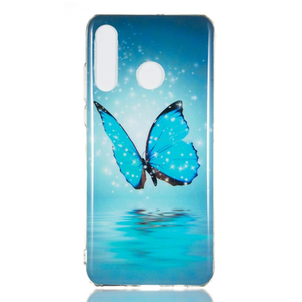 2Pc Butterfly Pattern Noctilucent Tpu Soft Case For Huawei P30 Lite 8881471546097