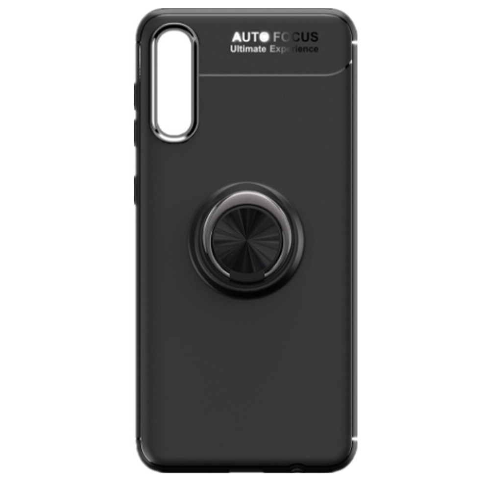 Shockproof Tpu Case For Galaxy A50, With Invisible Holder (Black) Black 8881471547919