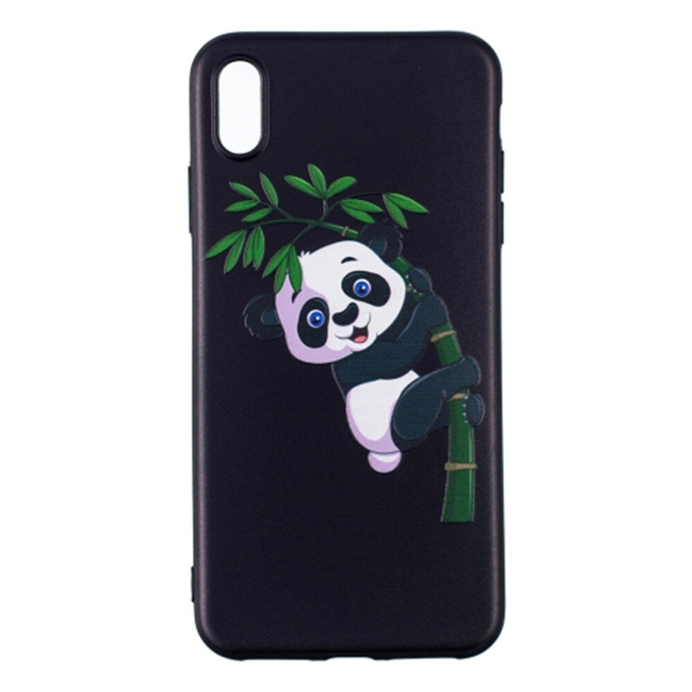 2Pc Embossment Patterned Tpu Soft Protector Cover Case For Redmi Note5pro(Panda And Bamboo) 8881471544468