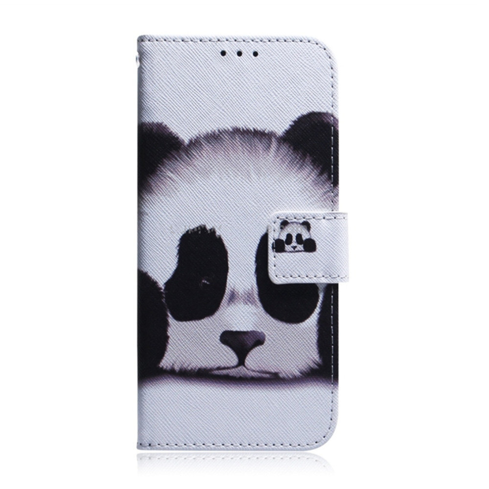 Panda Pattern Coloured Drawing Horizontal Flip Leather Case For Huawei P30 Lite / Nova 4E, With Holder & Card Slots & Wallet 8881471550889