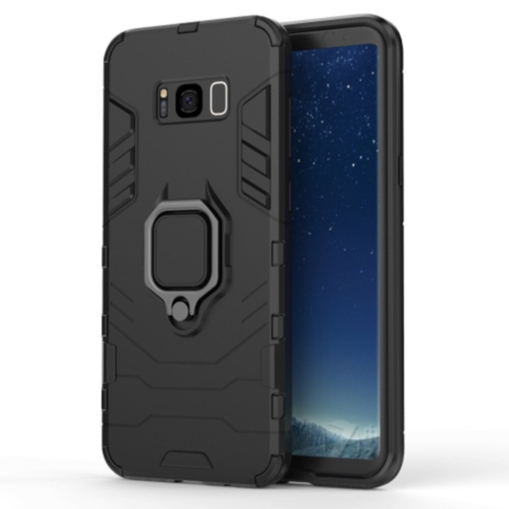 Pc + Tpu Shockproof Protective Case For Galaxy S8+, With Magnetic Ring Holder 8881471534438