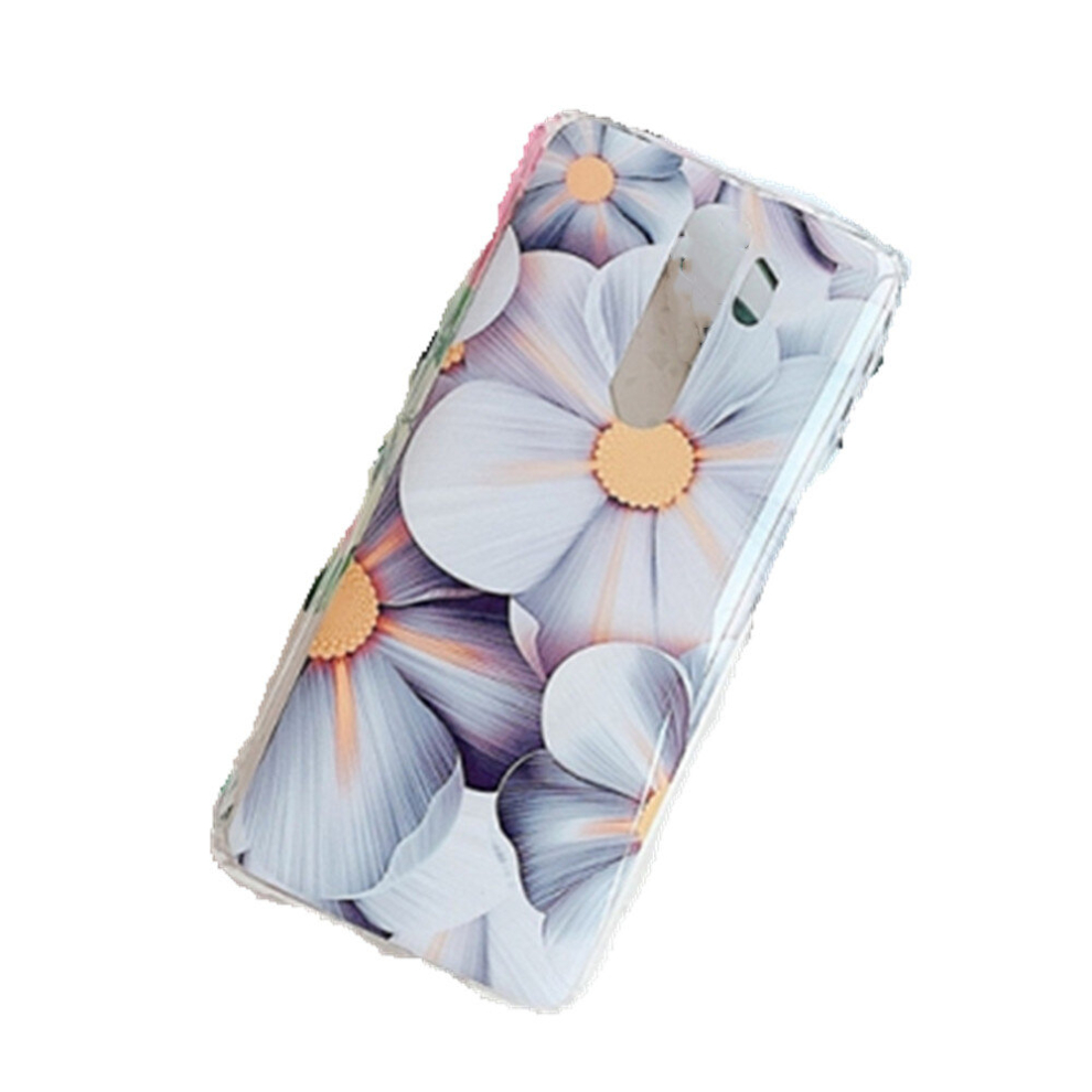 2 Pcs For Xiaomi Hongmi Note 8 Pro Smooth Flower Series Imd Tpu Mobile Phone Case(Qiuying Kf1) 8881471550872