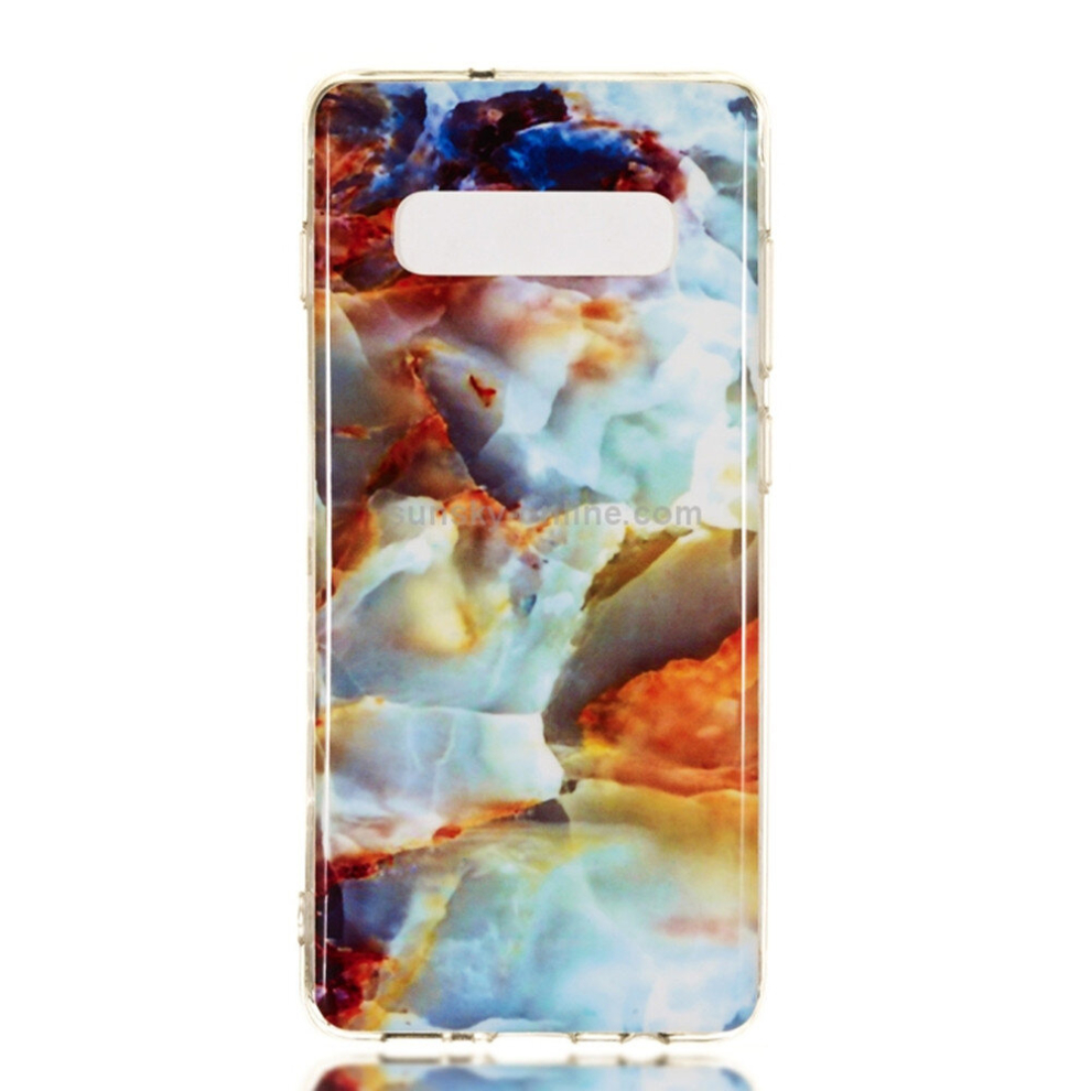Marble Pattern Soft Tpu Case For Galaxy S10+ 8881471550230