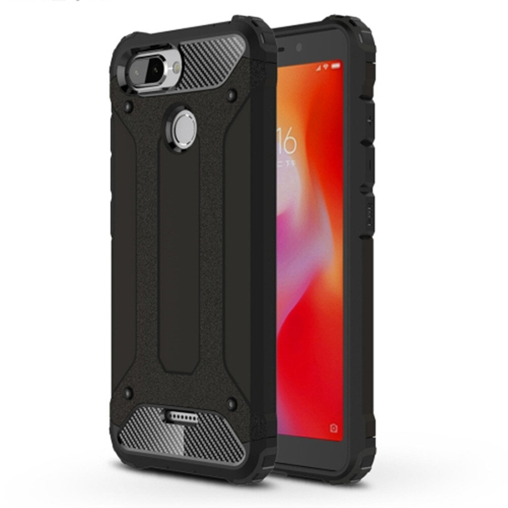 Magic Armor Tpu + Pc Combination Case For Xiaomi Redmi 6 (Black) Black 8881471532694